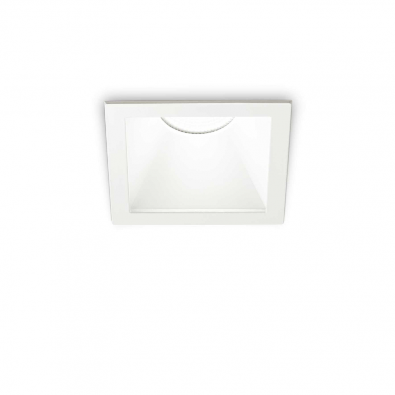 foto del prodotto lampada da incasso game trim square 11w 2700k wh wh ideal-lux