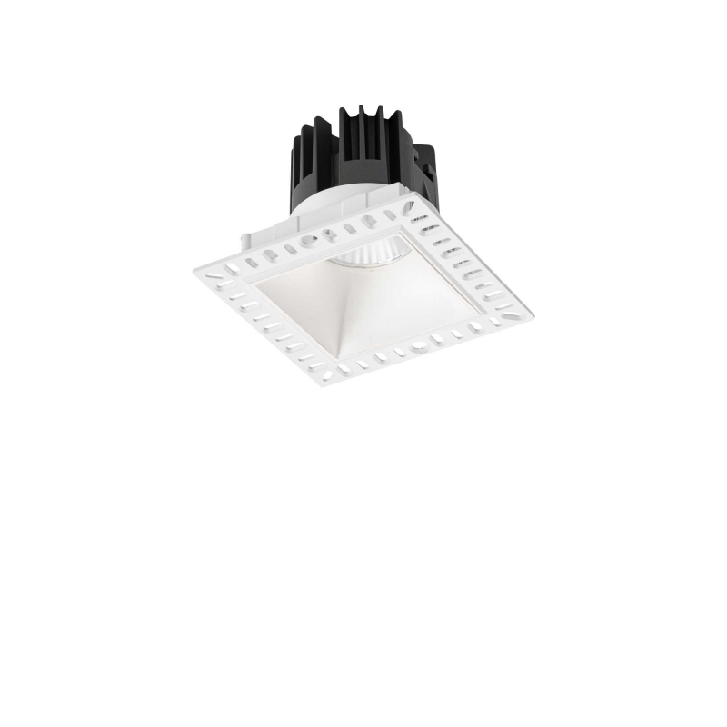 foto del prodotto lampada da incasso game trimless square 11w 3000k wh ideal lux