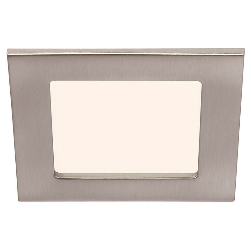 foto del prodotto lampada da incasso led, 12 cm, 7 w, nichel opaco briloner leuchten