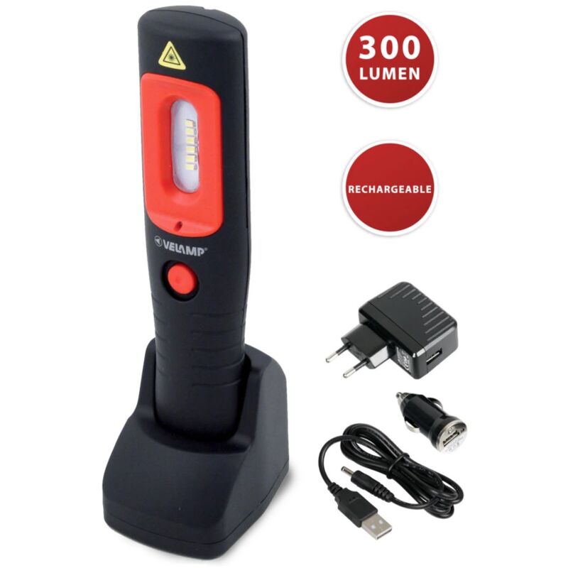 foto del prodotto lampada da lavoro led ricaricabile 300 lumen