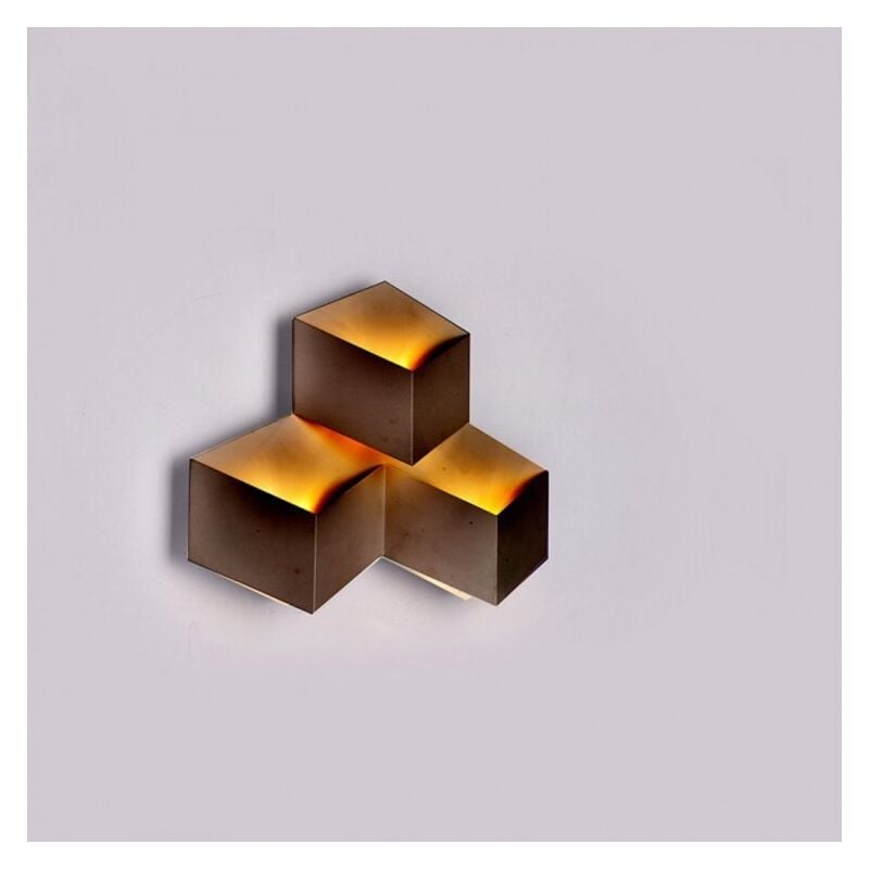 foto del prodotto lampada da muro led 9w wall light ip20 colore nero v tac vt 709 3000k