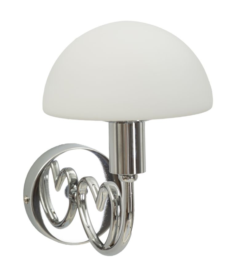 foto del prodotto lampada da muro lovy silver cm 23x15x22