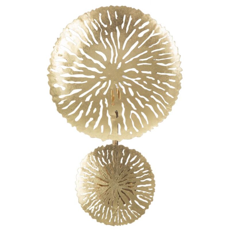 foto del prodotto lampada da muro simple glam 28,5x8x46 cm in ferro oro