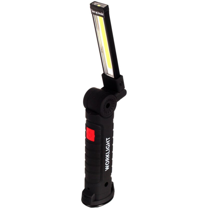 foto del prodotto lampada da officina led cob ricaricabile, 1200 lm, con torcia, grande