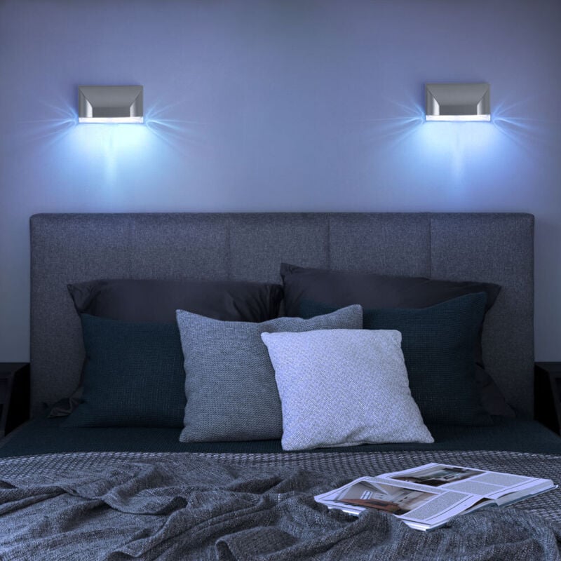 foto del prodotto lampada da parete, a batteria, rilevatore di movimento, illuminazione per scale a led, luce notturna a batteria, sensore di movimento a led, da