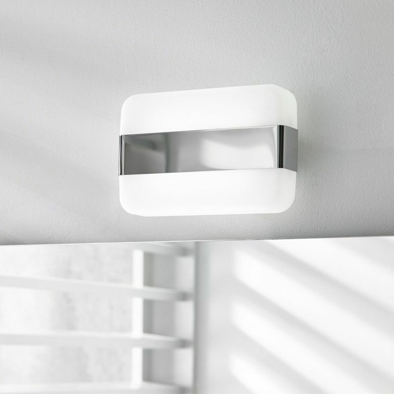 foto del prodotto lampada da parete a led 10w 4000k alicante cromo cristalrecord 43 713 10 001