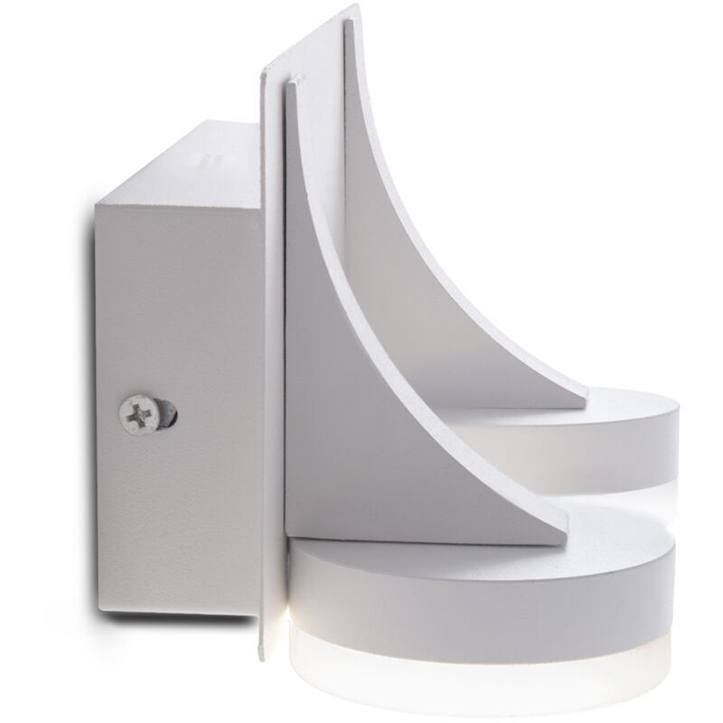 foto del prodotto lampada da parete a led 10w 850lm 4200 k ava 40.000h ho wl 101 2x5w ww 