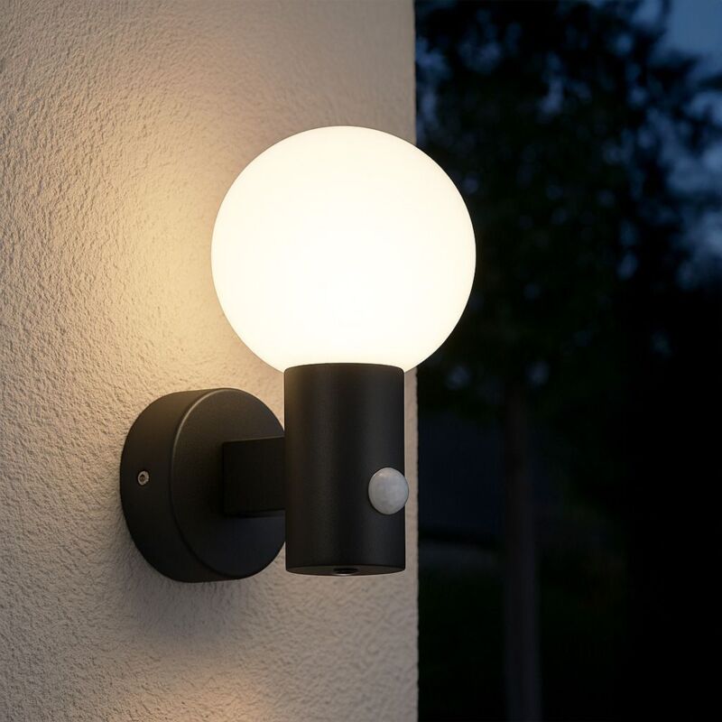 foto del prodotto lampada da parete a led 15w eq 100w rilevazione di movimento ip65 malaga temp rature de couleur bianco neutro 4000k