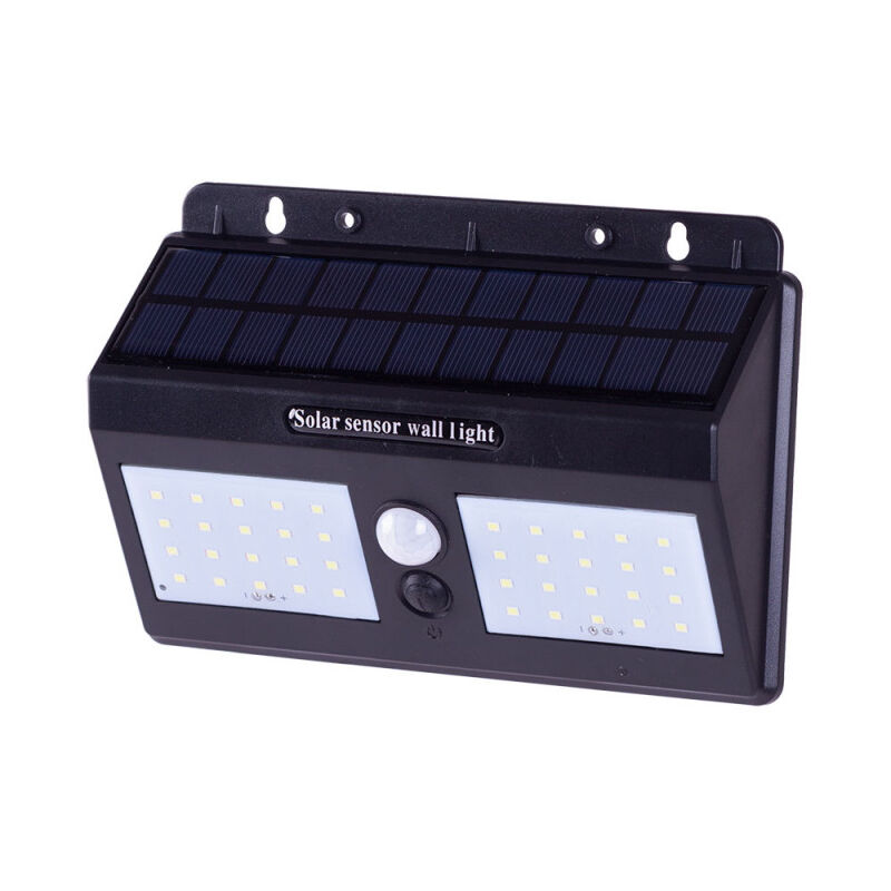 foto del prodotto lampada da parete a led 6000 k solare ip65 sensore 40.000h ho sw8019 pir 