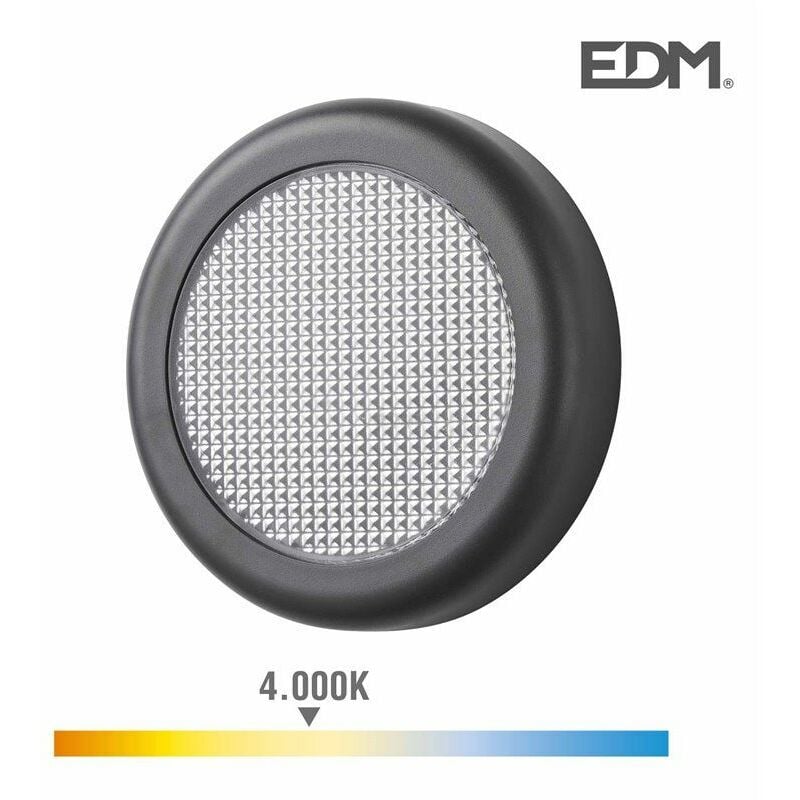 foto del prodotto lampada da parete a led 6w 450lm 4000k luce diurna ip65 14x2,8cm rotonda edm