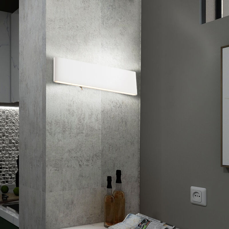 foto del prodotto lampada da parete a led apparecchio d illuminazione su gi illuminazione interruttore opale in alluminio camera da letto