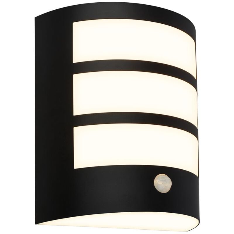 foto del prodotto lampada da parete a led, batteria ricaricabile, rilevatore di movimento, sensore crepuscolare briloner