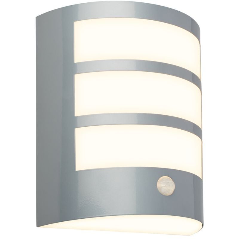 foto del prodotto lampada da parete a led, batteria ricaricabile, rilevatore di movimento, sensore crepuscolare briloner