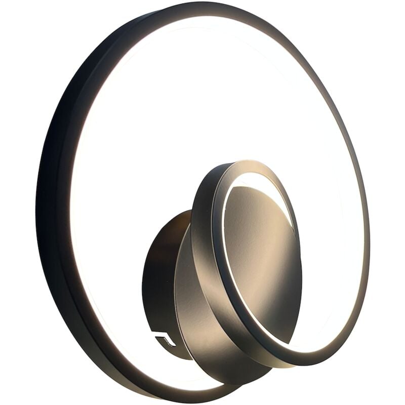 foto del prodotto lampada da parete a led lucero black 13w