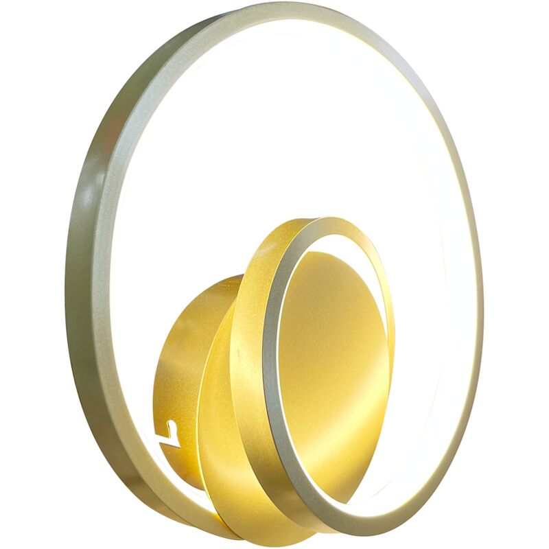 foto del prodotto lampada da parete a led lucero gold 13w
