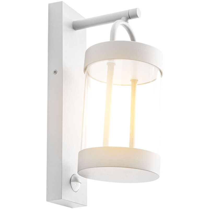 foto del prodotto lampada da parete a led per esterni lampada da facciata lampada bianca lanterna per porta d ingresso, alluminio, 1x led bianco caldo, hxlxp