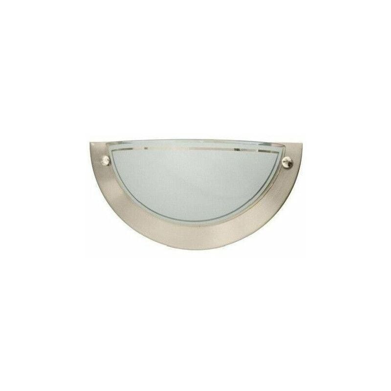 foto del prodotto lampada da parete a mezzaluna led nichel satinato 1xe27 gsc 0701939