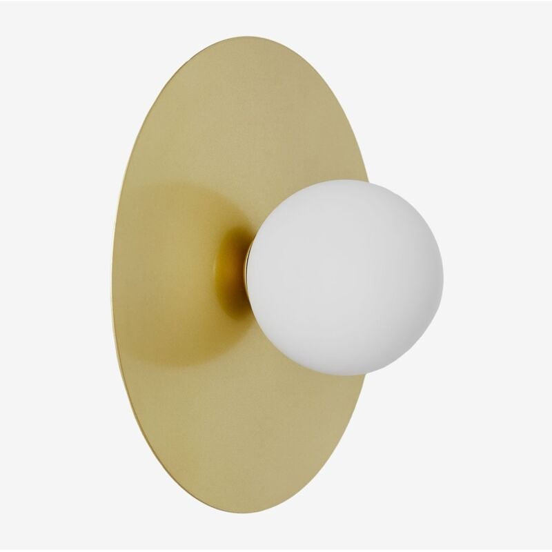 foto del prodotto lampada da parete a sfera in vetro jorien sklum