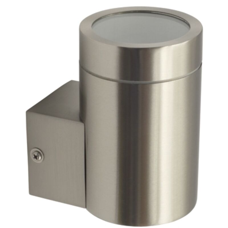 foto del prodotto lampada da parete acciaio inox giardino 1 luce gu10