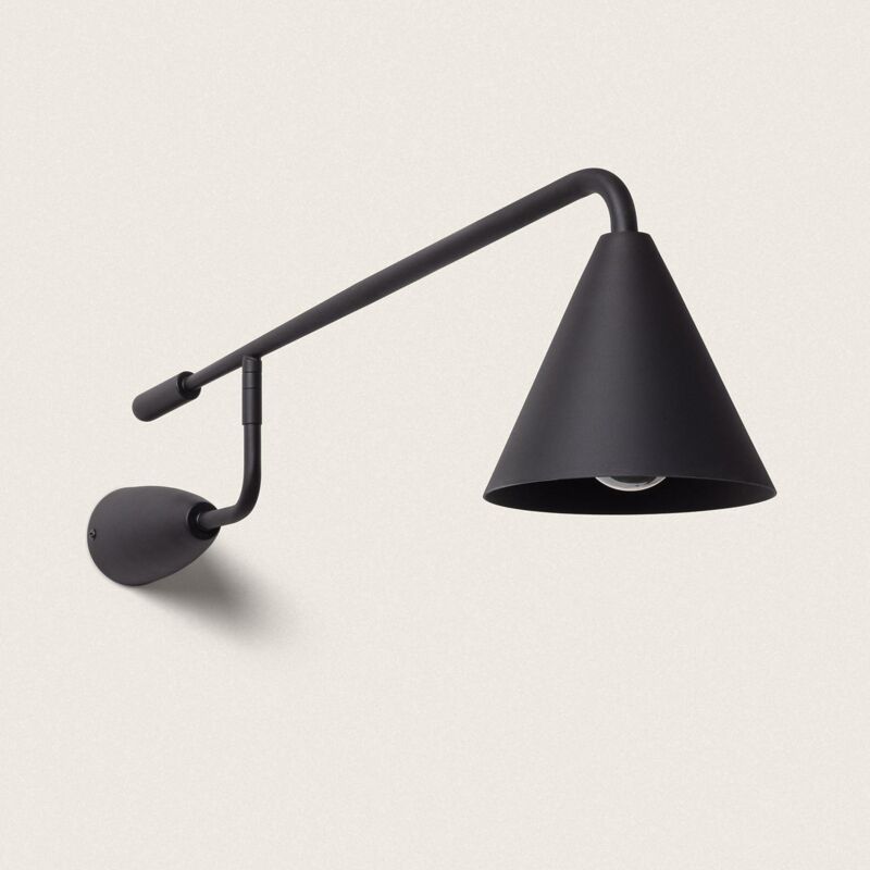 foto del prodotto lampada da parete alluminio odyssey nero