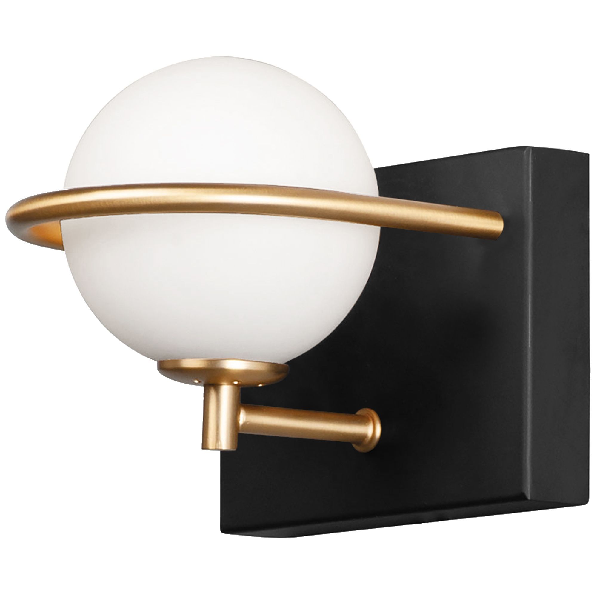 foto del prodotto lampada da parete app1300 1w black gold