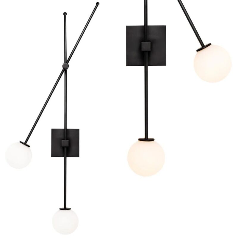 foto del prodotto lampada da parete app1595 2w black