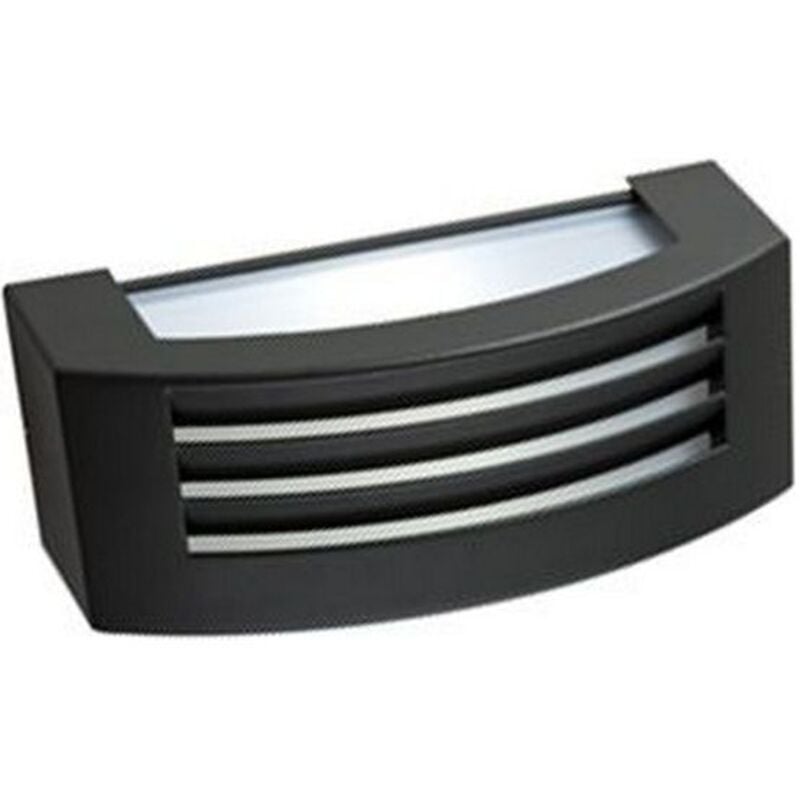 foto del prodotto lampada da parete applique griglia illuminazione esterno grigio 492 16 - sovil
