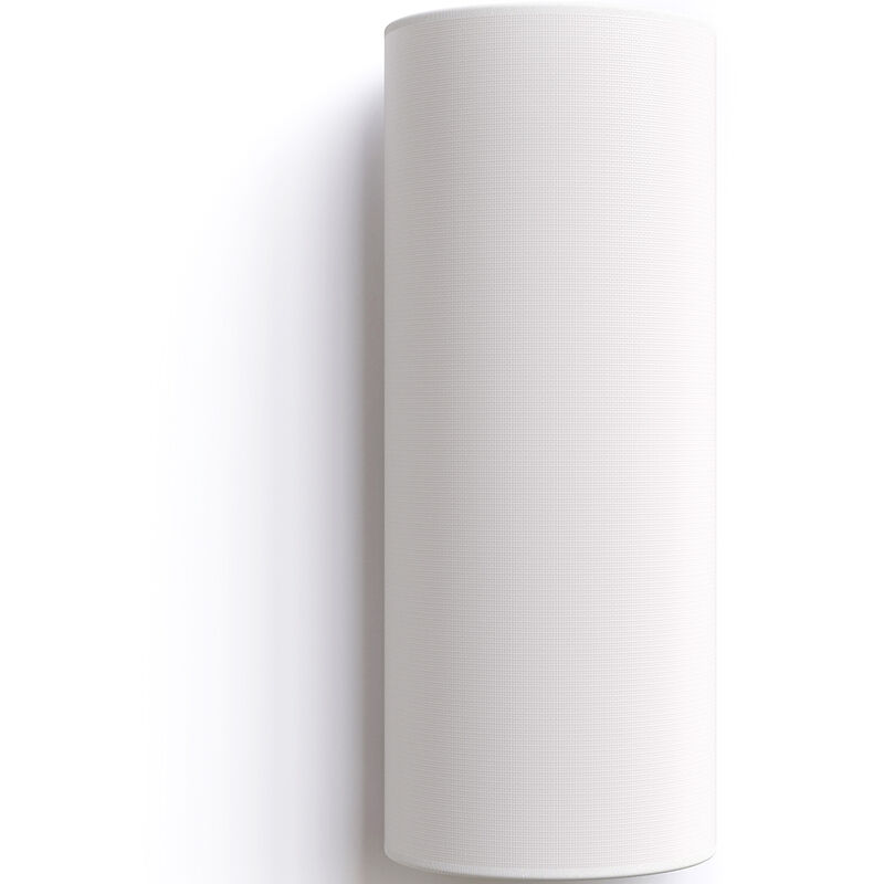 foto del prodotto lampada da parete applique in tessuto guvi bianco
