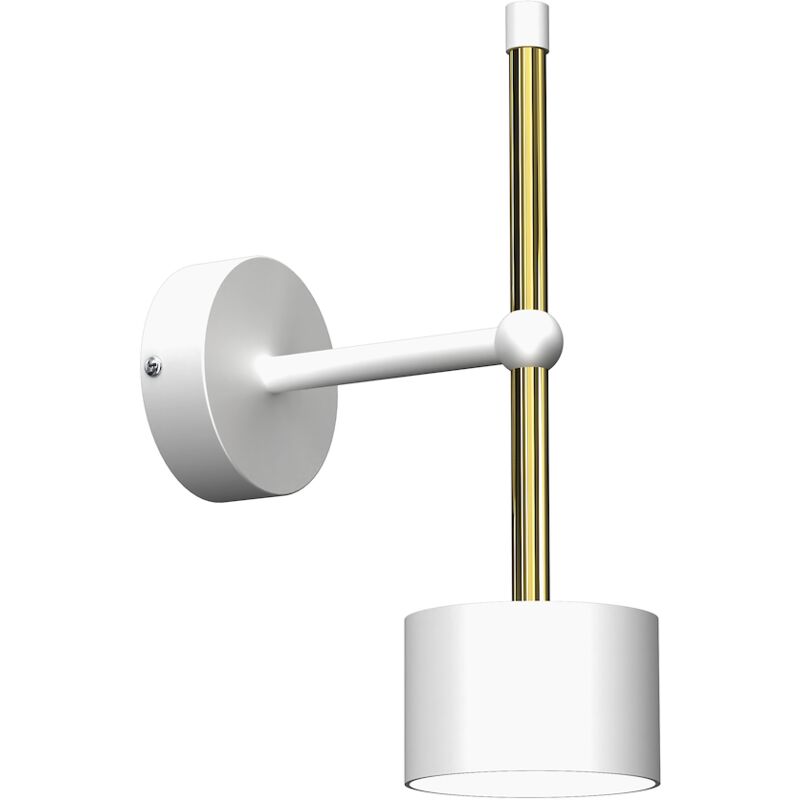foto del prodotto lampada da parete arena bianco oro 1xgx53