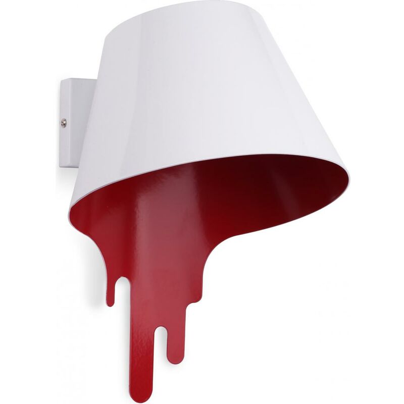 foto del prodotto lampada da parete barattolo di vernice okamoto rosso