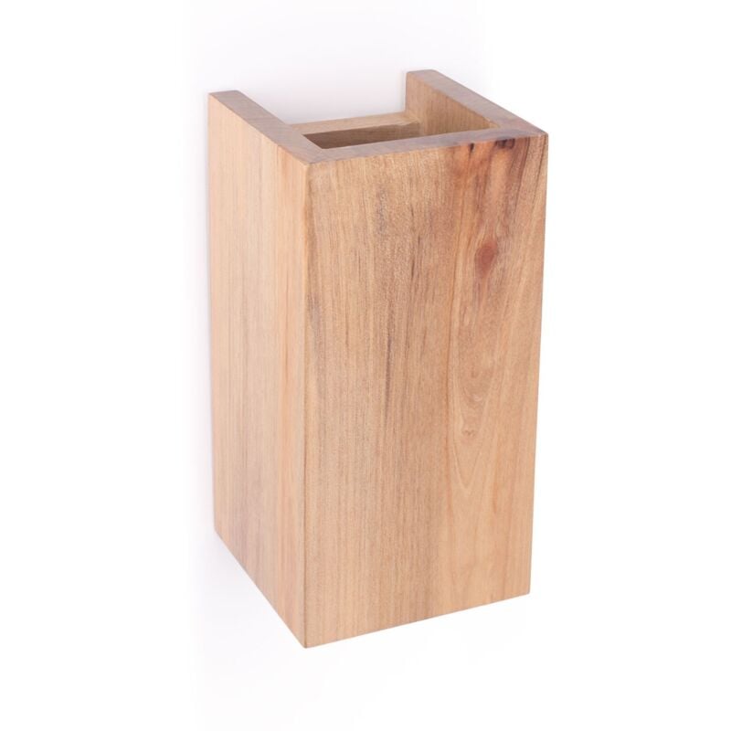 foto del prodotto lampada da parete bidirezionale in legno 'durga' - 2 x gu10 -