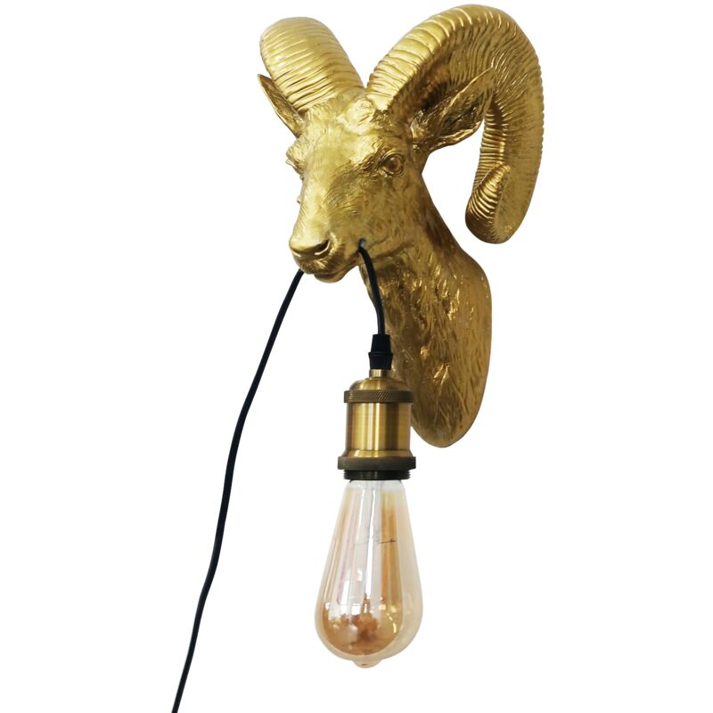 foto del prodotto lampada da parete capris golden muflon e27