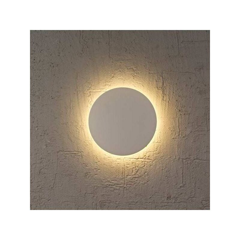 foto del prodotto lampada da parete circolare eclipse 12w chip samsung luce