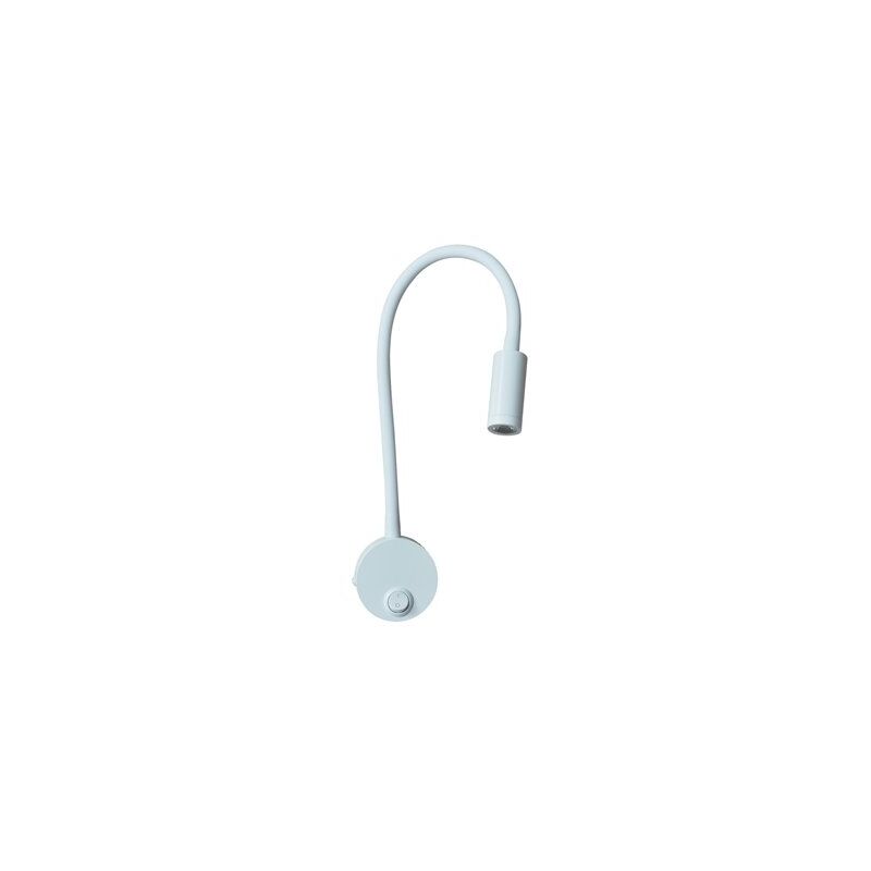 foto del prodotto lampada da parete classica a led bianca da lettura 3w 450lm 4000k