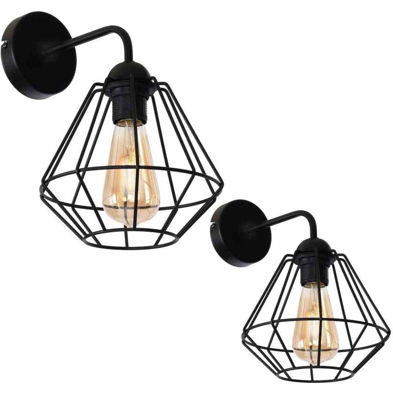 immagine 0 del prodotto lampada da parete colin nero 1xe27