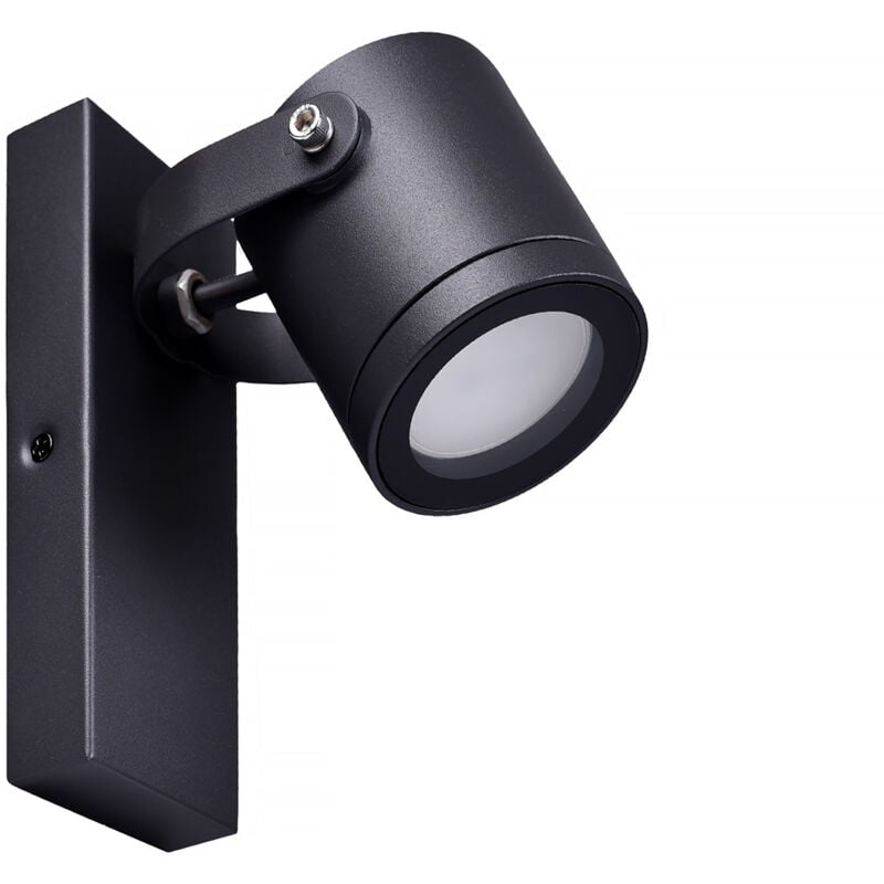 immagine 0 del prodotto lampada da parete con attacco gu10 in alluminio ip44 design moderno resistente alle intemperie ideale per interni ed esterni