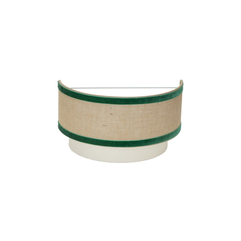 foto del prodotto lampada da parete cornalina 1xe27 beige verde 30d