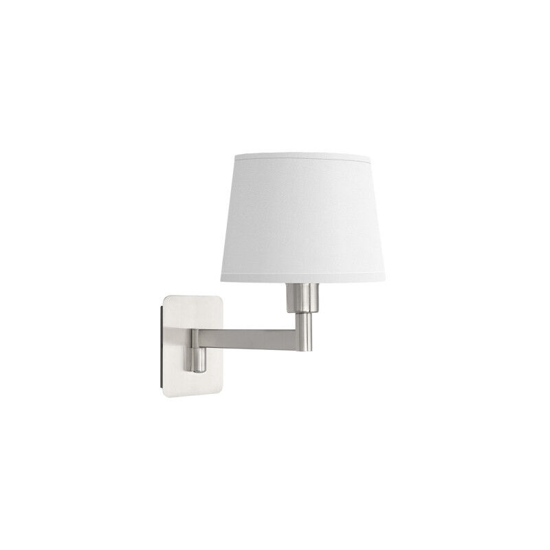 foto del prodotto lampada da parete cueza 1xe14 nichel bianco 24x15x28cm
