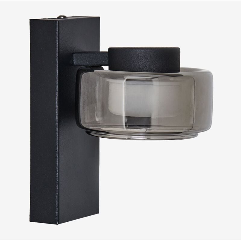 foto del prodotto lampada da parete da esterno a led in metallo e vetro valideri sklum