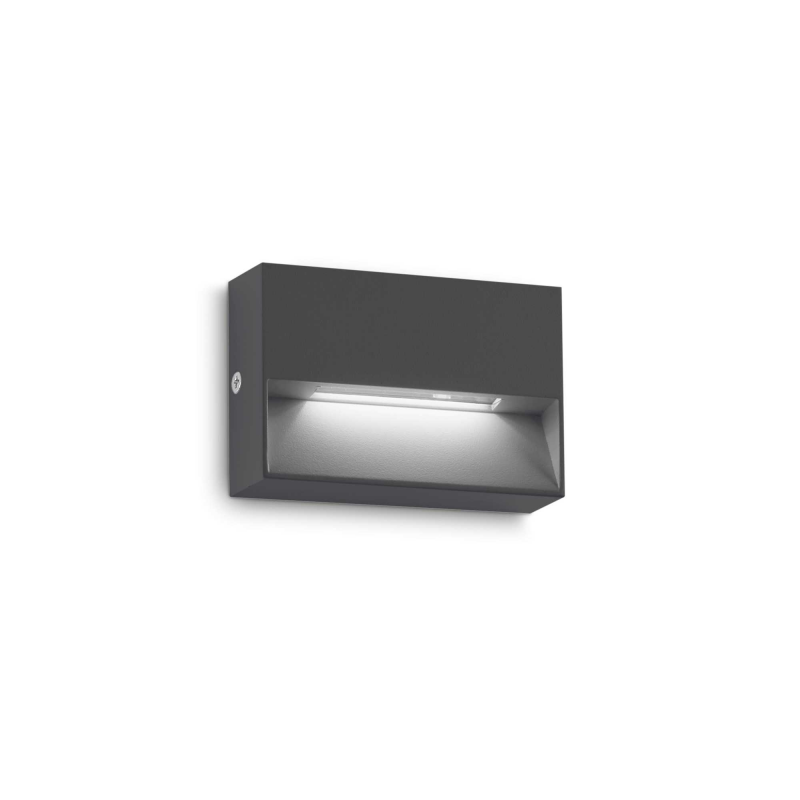 foto del prodotto lampada da parete dedra ap small antracite ideal lux