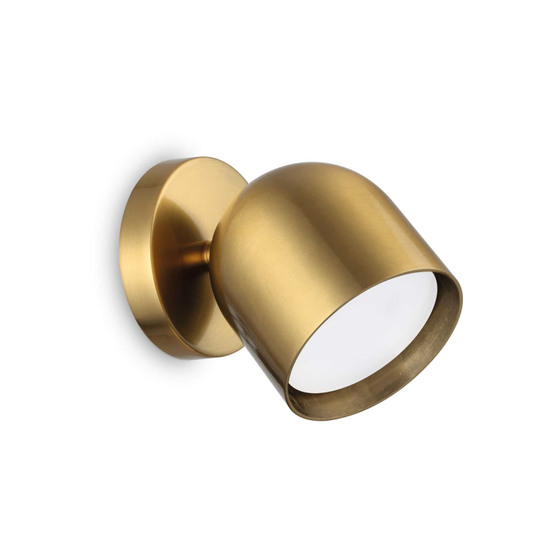 foto del prodotto lampada da parete dodo ap1 ottone ideal lux