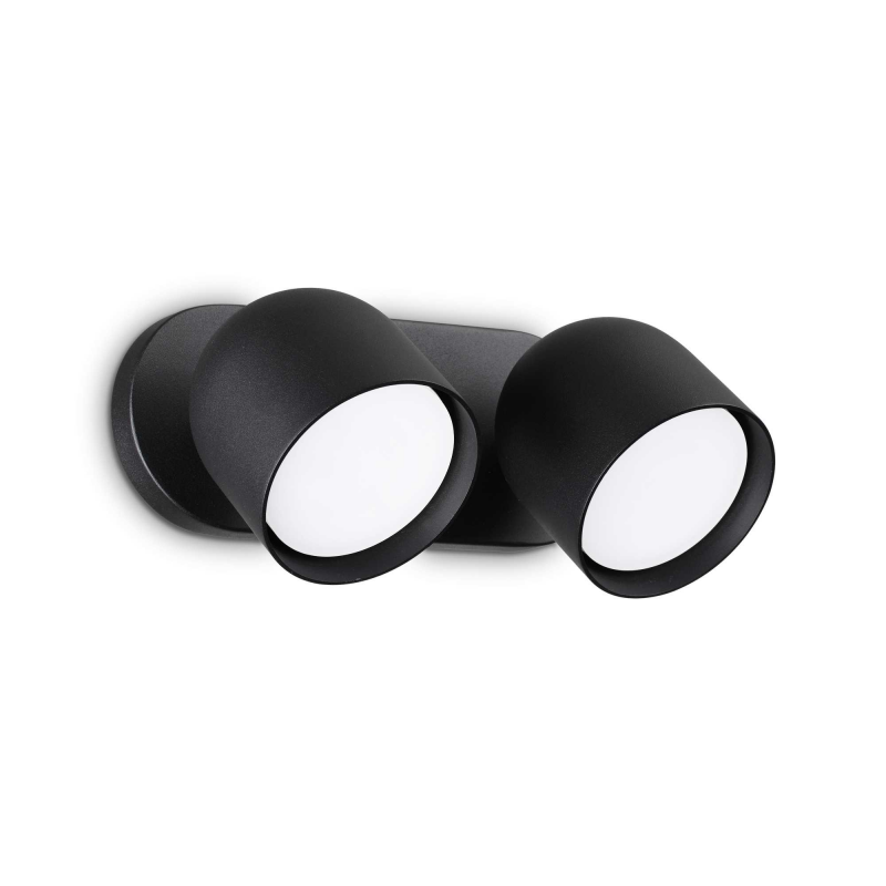 foto del prodotto lampada da parete dodo ap2 nero ideal lux