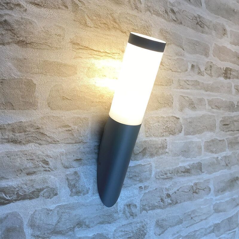 foto del prodotto lampada da parete e27 valente esterno grigio antracite
