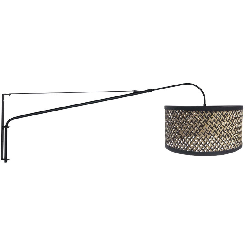 foto del prodotto lampada da parete elegant classy nero bamb steinhauer