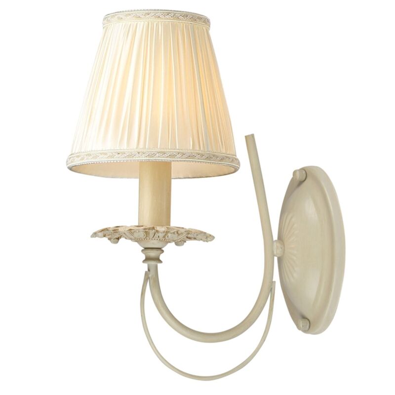 foto del prodotto lampada da parete elegant in metallo olivia avorio