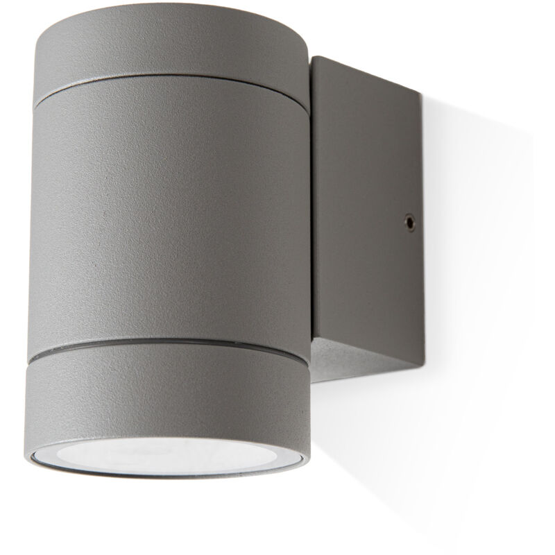foto del prodotto lampada da parete esterni giardino lampada a parete ip54 3000k argento grigio, tipo 1 1x gu10 paco home