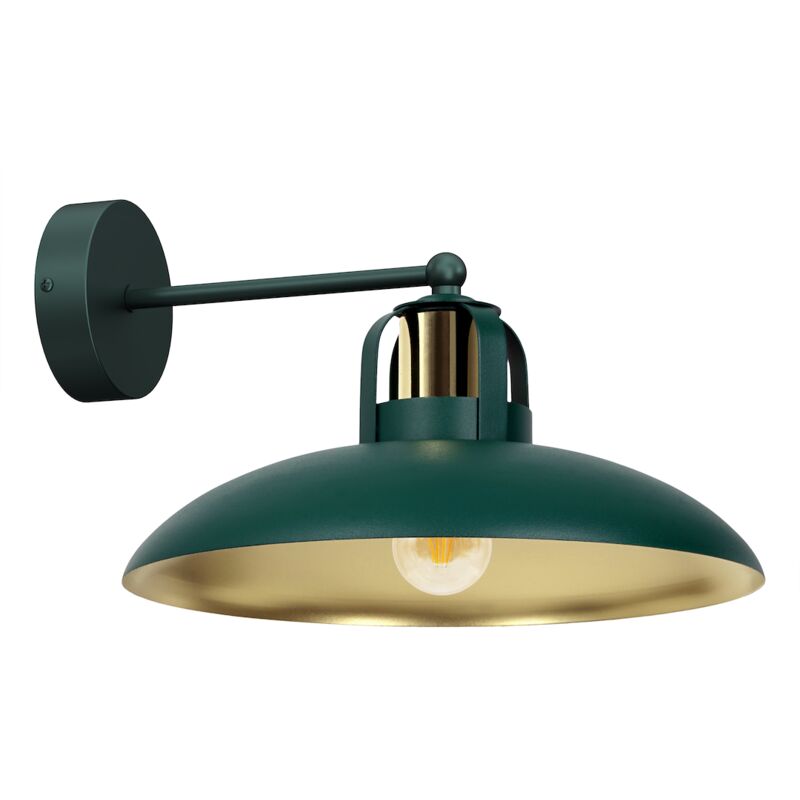 foto del prodotto lampada da parete felix verde oro 1xe27