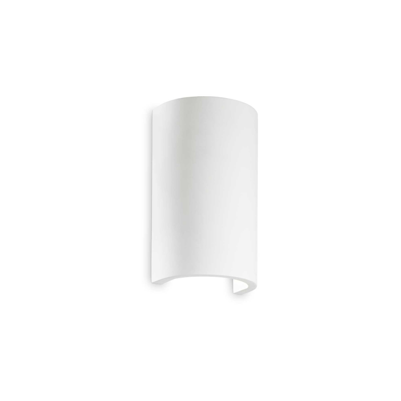 foto del prodotto lampada da parete flash gesso ap1 round ideal lux