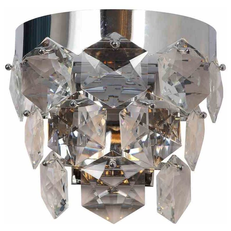 foto del prodotto lampada da parete grace chrome 2xe14