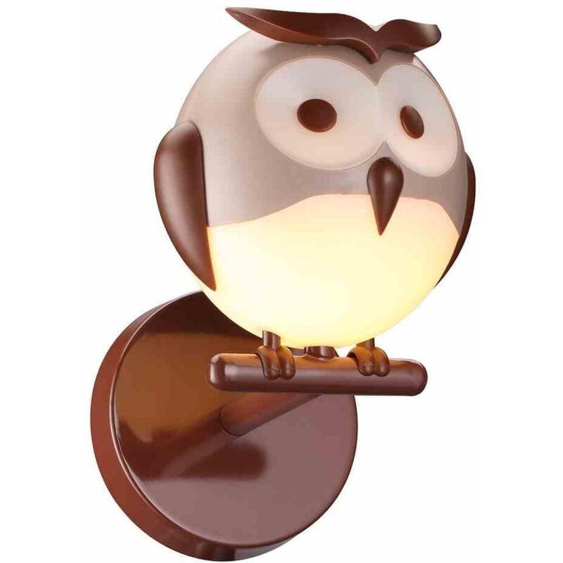 foto del prodotto lampada da parete gufo 1xg9 led